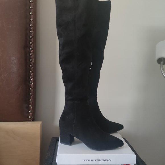 Steve Madden Over the knee boots, black, size 6 - Picture 9 of 10